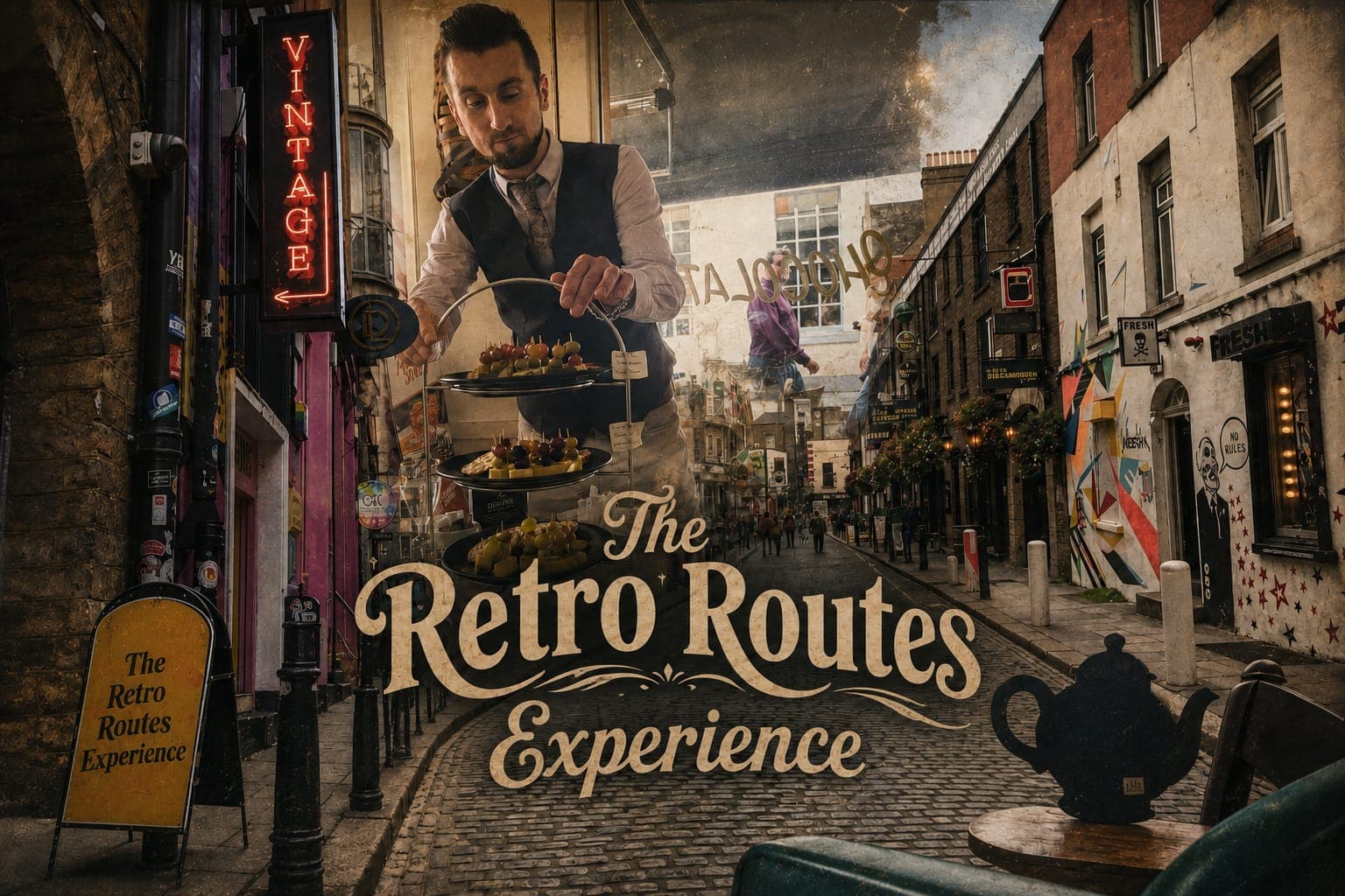 Retro Routes tour group in Dublin